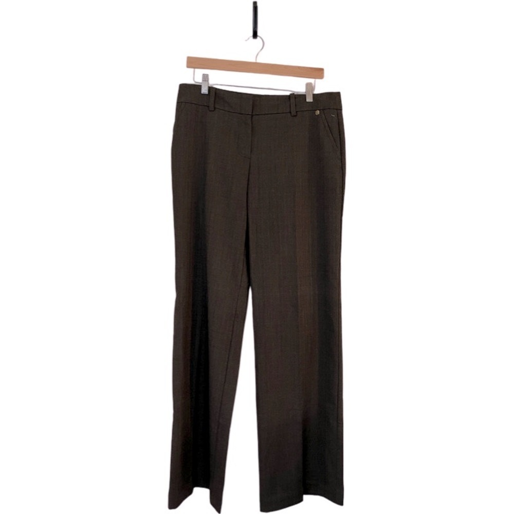 Trina Turk | Wide Leg Brown Trouser, Size 8, Office, Career Wear